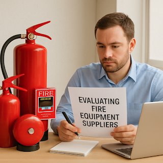 Evaluating fire equipment suppliers